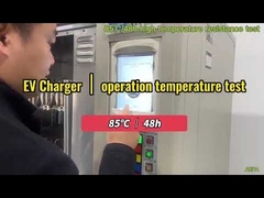Prueba de temperatura de funcionamiento del cargador ANS EV