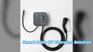 Cargador inteligente para vehículos eléctricos de 11 kW con equilibrio de carga solar y dinámico