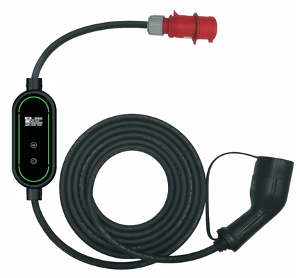 11kW tipo - protección portátil 480V amperios de la salida de 2 cargadores de EV ajustable