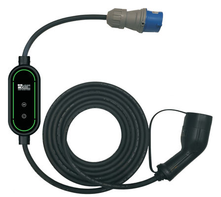 cargador portátil 7kW del hogar EV de 50Hz AC110V con el retraso que carga los amperios cambiables