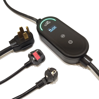 comprar Cargador EV portátil inteligente de protección IP67 tipo B 16A 3.6kW con sensor de temperatura fabricación en línea