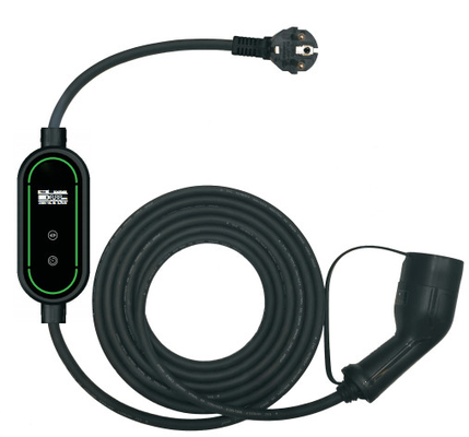 comprar Los cargadores móviles eléctricos portátiles de los cargadores 3.6kW 16A 250V EV del coche con el sensor de temperatura Schuko tapan el CE EN62752 fabricación en línea