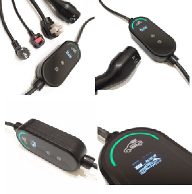 comprar 7KW cargador portátil del modo 2 EV con el enchufe del enchufe 16A de Schuko fabricación en línea