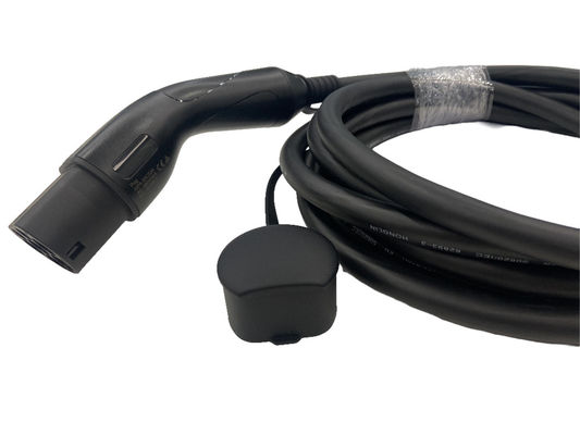 Cables de carga de vehículos eléctricos tipo 2 de 240 V Materiales de cazadores 32A/16A Terminal PE para opciones de carga flexibles