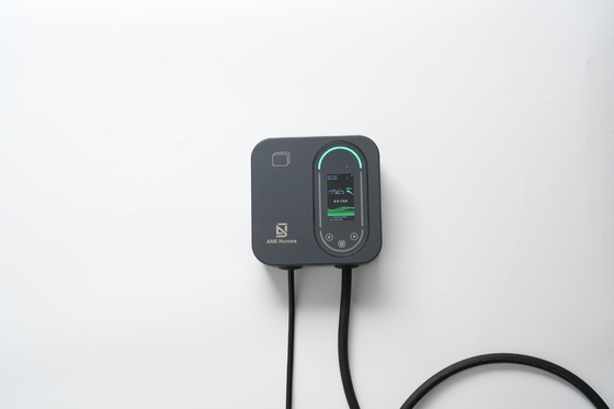 Estación de carga de vehículos eléctricos de fase única cargador de caja de pared 32A IP65 con cable de 5m