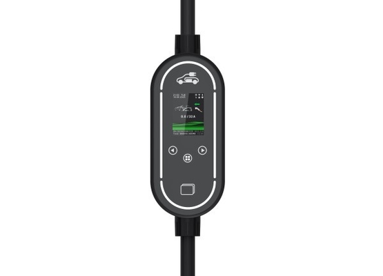 comprar Nuevo cargador portátil para vehículos eléctricos con pantalla de 2.4 pulgadas, aplicación, Bluetooth, WIFI, tarjeta RFID y cargador de coche inteligente fabricación en línea