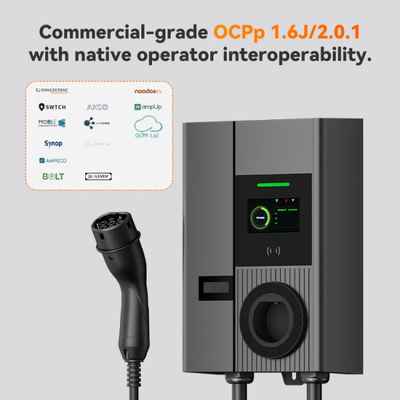comprar Cargador de caja de pared para vehículos eléctricos para el hogar inteligente de 7 kW con protección avanzada de seguridad y gestión inteligente de carga fabricación en línea