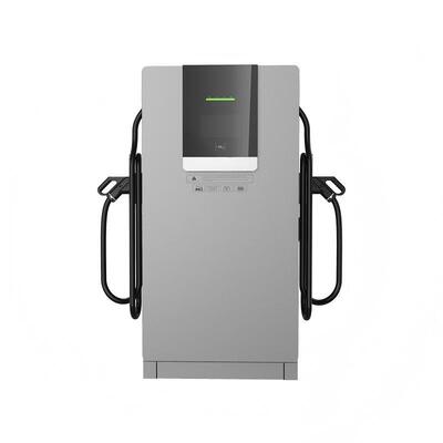 comprar Cargador rápido de vehículos eléctricos de corriente continua de 60 kW con conectores CCS2 duales para estaciones de carga comerciales fabricación en línea
