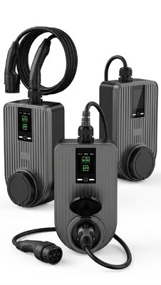 comprar Cargador de VE de pared de 7,4 kW tipo 2 cableado con protección IP66 fabricación en línea
