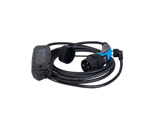 Tipo del OEM EVSE - del cargador portátil de 2 monofásico EV 5 metros de cable