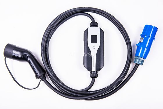 comprar Tipo 1 y tipo - 2 cargador portátil de 16A EV con IEC309 CEE Plug fabricación en línea