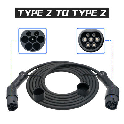 comprar 16A 1 tipo de la fase - 2 a mecanografiar - cable de carga de 2 EV con el cable negro de los 5m TUV fabricación en línea