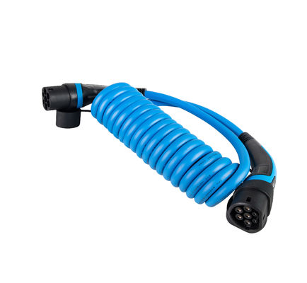 la fase 11kW de 16A 480V 3 arrolló el tipo de cable de carga de EV - 2 a mecanografiar - 2 IEC 62196