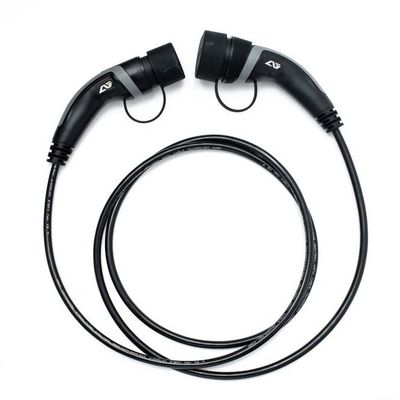 16A negro 3 tipo de la fase 5m - 2 a mecanografiar - 2 certificación del TUV del material del cable TPU