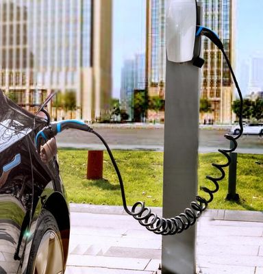 tipo de 32A 480V 22kW - 2 tipo en espiral del cargador de corriente alterna 2 - conector de 2 EV