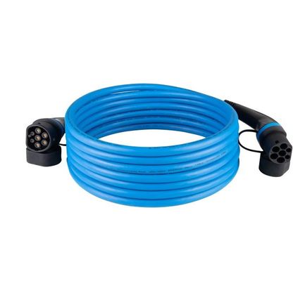 Buen precio 3 tipo modificado para requisitos particulares del cargador del ev de la longitud de cable del IEC 62196 de la fase - 2 a mecanografiar - 2 cable de carga del modo EV con el enchufe 32A en línea