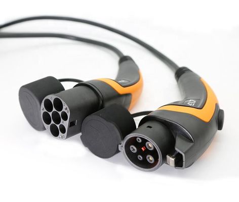 Buen precio Tipo 1 para mecanografiar - 2 5m cordón de carga del vehículo eléctrico con el tipo del IEC 62196 - el conector 2 en línea