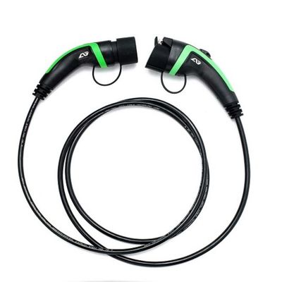 Buen precio tipo 1 de 32A 22KW los 5m para mecanografiar - a cable de carga de 2 EV el revestimiento verde TPU en línea