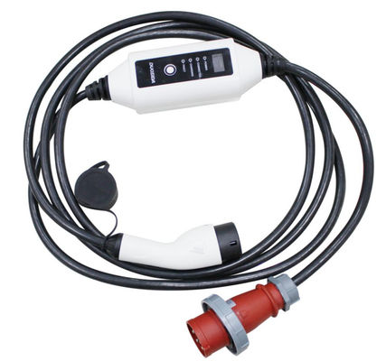 Buen precio Tipo del IEC 62196 - 2 fase ajustable actual EV del cargador portátil de 22kW 3 en línea